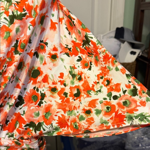 Kiyonna Vibrant Floral Long Sleeve Dress - Picture 3 of 3